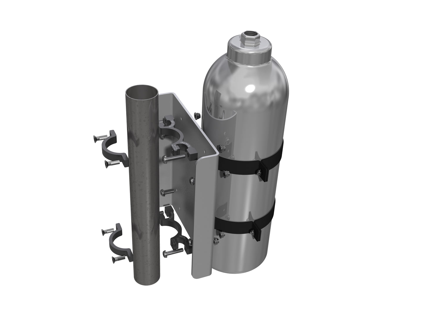 Tube to Panel Mounting Bracket Clamp
