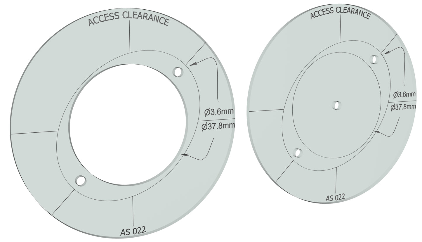 Autosport Connectors Marking Templates PE Racing 22 Piece Set Electrical Drill Templates