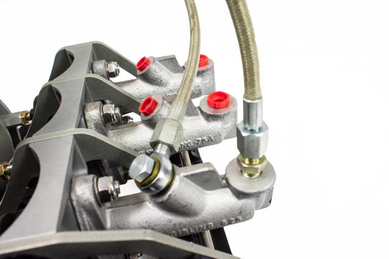 Manual 3 Pedal Billet Pedal Box PE Racing Motorsports Master Clyinders
