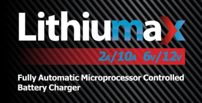 Lithiumax 10A Multi-Battery IP65 Smart Maintenance LCD Charger