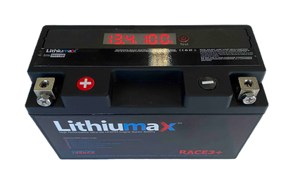 Lithiumax RACE3+ LCD 360CA Motorcycle/Powersports Engine Starter Battery