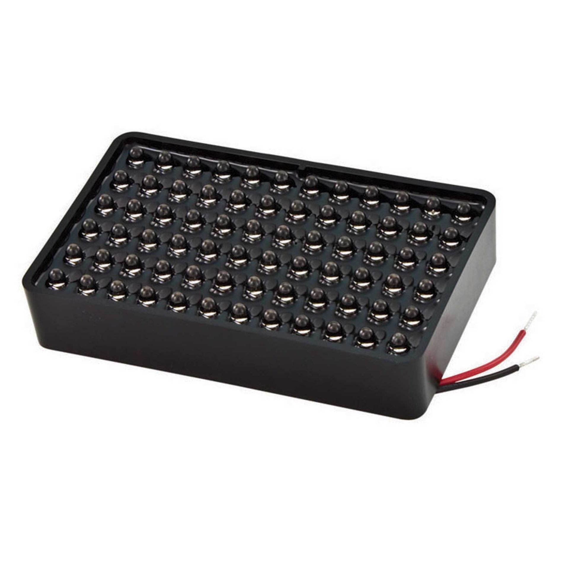 These rectangular rain lights feature 72 bright red LEDs and are mounted via M5 male threads on the back of the unit.  FIA & Motorsport Australia approved  Dimensions - 65 x 105 x 19mm Autoport